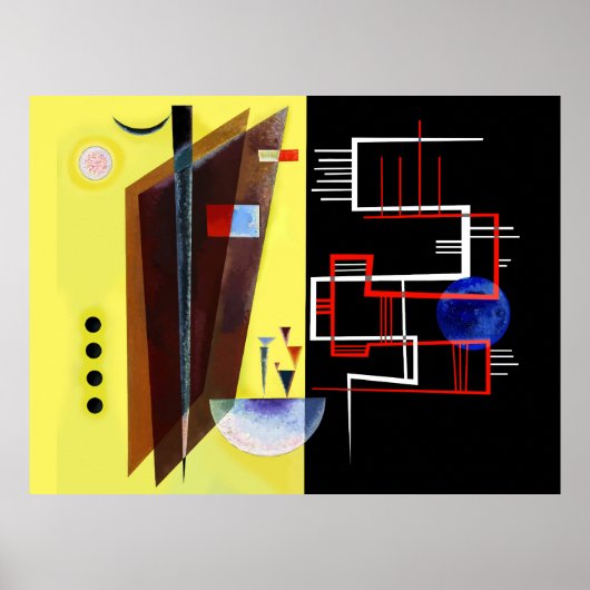 Inner Alliance-schilderij van Wassily Kandinsky Poster (Voorkant)