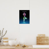 Inner Balance Yoga Tree Pose Poster (Keuken)