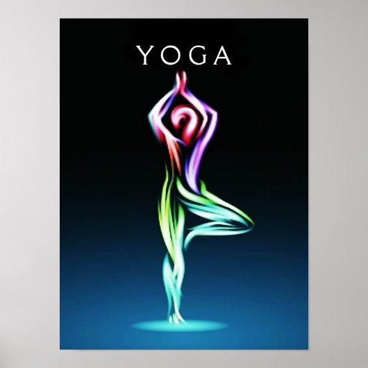 Inner Balance Yoga Tree Pose Poster (Voorkant)