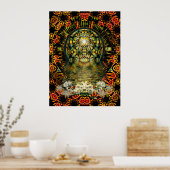 Inner Beauty Psychedelic Poster (Keuken)