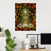 Inner Beauty Psychedelic Poster (Thuiskantoor)
