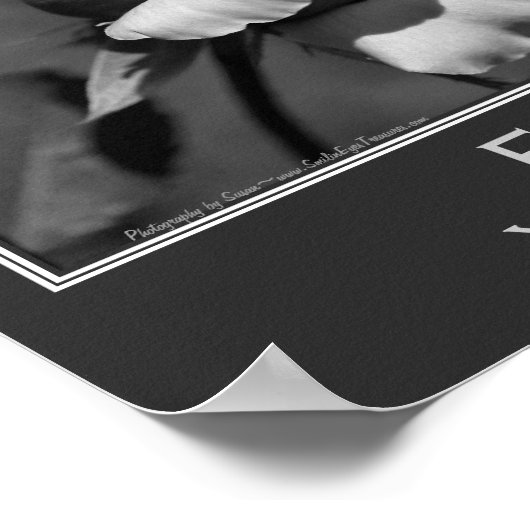 Inner Beauty Quote Rosebud Inspirerend Poster (Hoek)