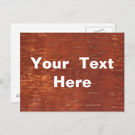 Inner Birch Bark Briefkaart (Voorkant / Achterkant)