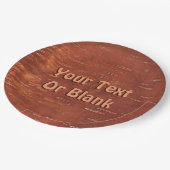 Inner Birch Bark Papieren Bordje (Gekanteld)