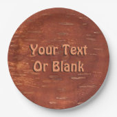 Inner Birch Bark Papieren Bordje (Voorkant)