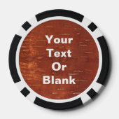 Inner Birch Bark Pokerchips (Achterkant)