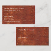 Inner Birch Bark Visitekaartje (Voorkant / Achterkant)