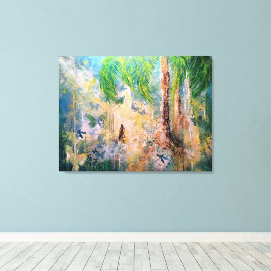 Inner child canvas afdruk (Insitu (Houten vloer))