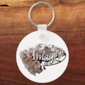 Inner Child Crochet cherry blossom logo Sleutelhanger (Voorkant)