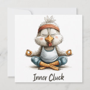 Inner Cluck Kip Kuiken Meditatie Grappige Yoga D