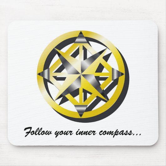Inner Compass Mousepad Muismat (Voorkant)