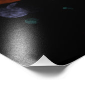 INNER COSMOS FOTO AFDRUK (Hoek)