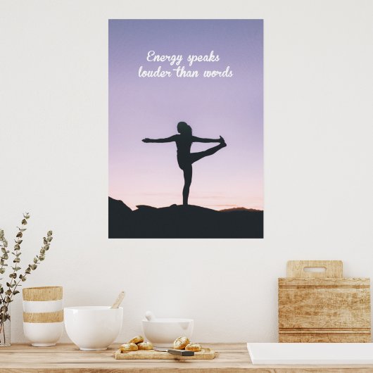 Inner Energy, Outer Peace Poster (Keuken)