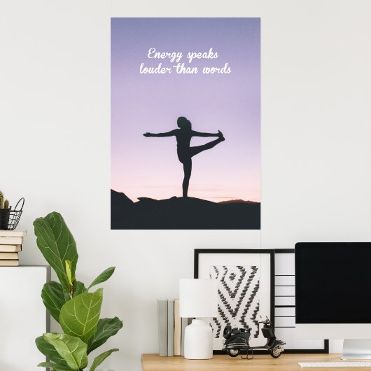 Inner Energy, Outer Peace Poster (Thuiskantoor)