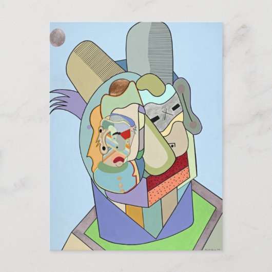 "Inner Face" van Ruchell Alexander Briefkaart (Voorkant)