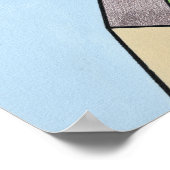 "Inner Face" van Ruchell Alexander Poster (Hoek)