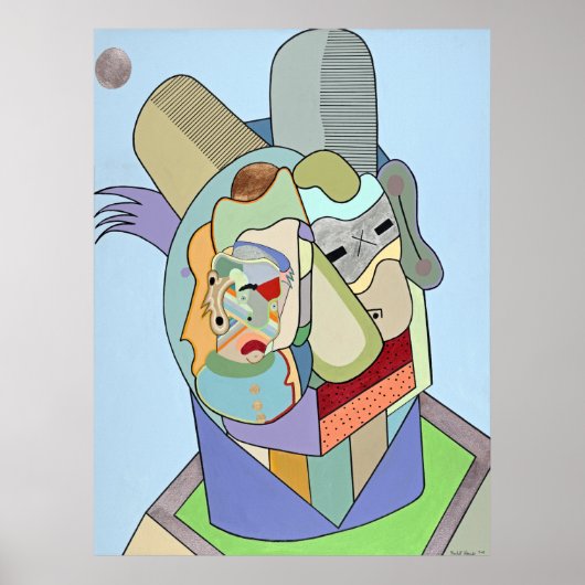 "Inner Face" van Ruchell Alexander Poster (Voorkant)