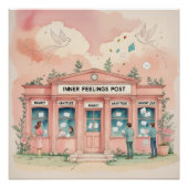 Inner Feelings Post Office — Letters Never Sent Perfect Poster (Voorkant)