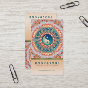Inner Fire Energy Yin Yang Holistic Visitekaartje