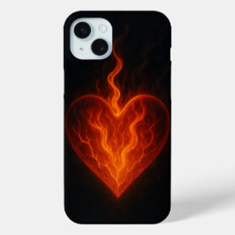 Inner Fire – Glowing Heart Esthetische iPhone Hoes