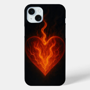 Inner Fire – Glowing Heart Esthetische iPhone Hoes