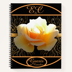 Inner Glow Elegant Geel en Gold Roos Notitieboek