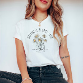 Inner Happiness  Daisy Flowers T-shirt