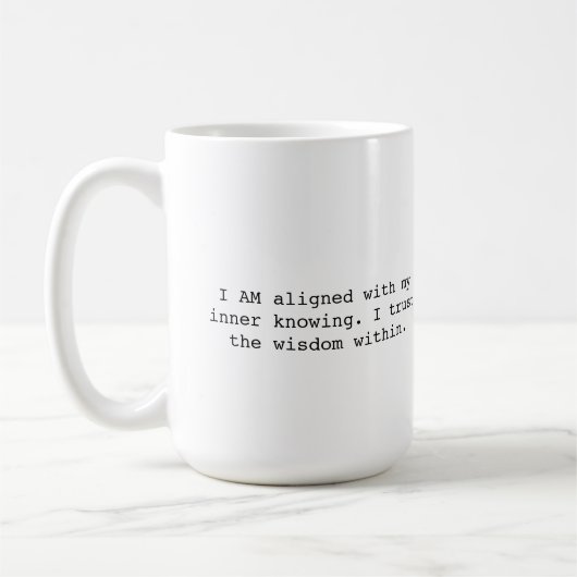 Inner Knowing Mantra Mug with Prayer Portal  Koffiemok (Links)