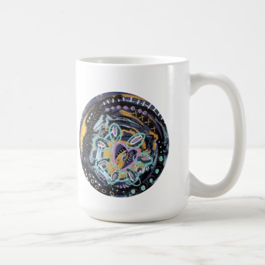 Inner Knowing Mantra Mug with Prayer Portal  Koffiemok (Rechts)