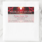 Inner Light Fractal Arts Product Label Sticker (Tas)