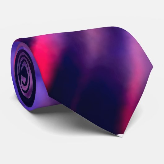 Inner Light Psychedelic Stropdas-Dye Custom Neckti Stropdas (Opgerold)