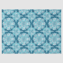 INNER MERMAID COMPASS Aqua Beach Shell Mandala