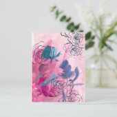 Inner Music - Floral Sketch Briefkaart (Staand voorkant)