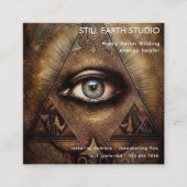 Inner Oracle | Third Eye Design Vierkante Visitekaartje (Voorkant)