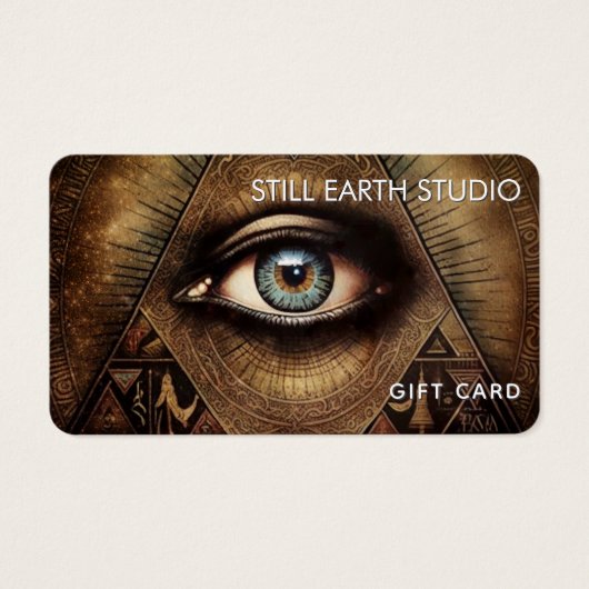 Inner Oracle | Third Eye Design Visitekaartje (Voorkant)