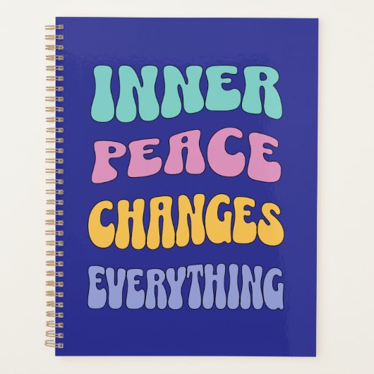 Inner Peace Changes Everything Planner (Voorkant)