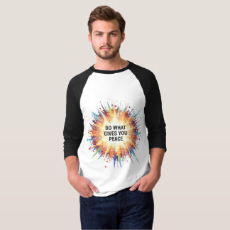 "Inner Peace Explosion Graphic Tee" T-shirt