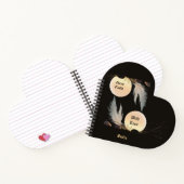 Inner Peace & Healing Heart-Shaped Zen Notebook Notitieboek (Binnen)