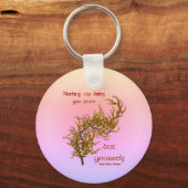 Inner Peace Inspirerend Quote Sleutelhanger (Voorkant)