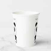 Inner Peace Panda Papieren Bekers (Rechts)