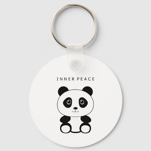 Inner Peace Panda Sleutelhanger (Voorkant)