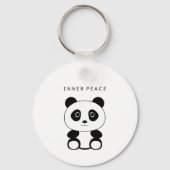 Inner Peace Panda Sleutelhanger (Achterkant)