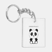 Inner Peace Panda Sleutelhanger (Voorkant Links)