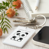 Inner Peace Panda Sleutelhanger (Voorkant Rechts)