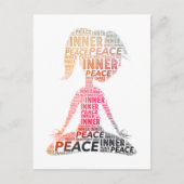 Inner Peace-stay positief Briefkaart (Voorkant)