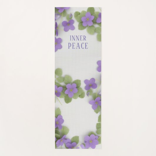 Inner Peace Violets - Yoga Mat (Voorkant)