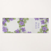 Inner Peace Violets - Yoga Mat (Voorkant (horizontaal))