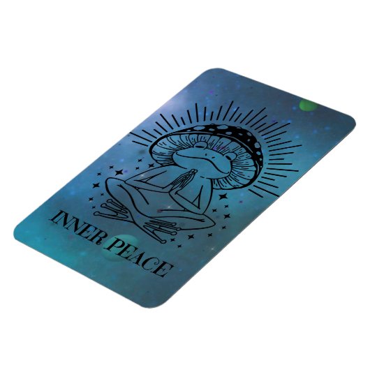Inner Peace Zen Frog Magneet (Linkerzijde)