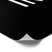 Inner Peas Funny Meditating Pea Pun Dark BG Poster (Hoek)