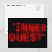 Inner Quest Neon Sign Briefkaart (Voorkant / Achterkant)